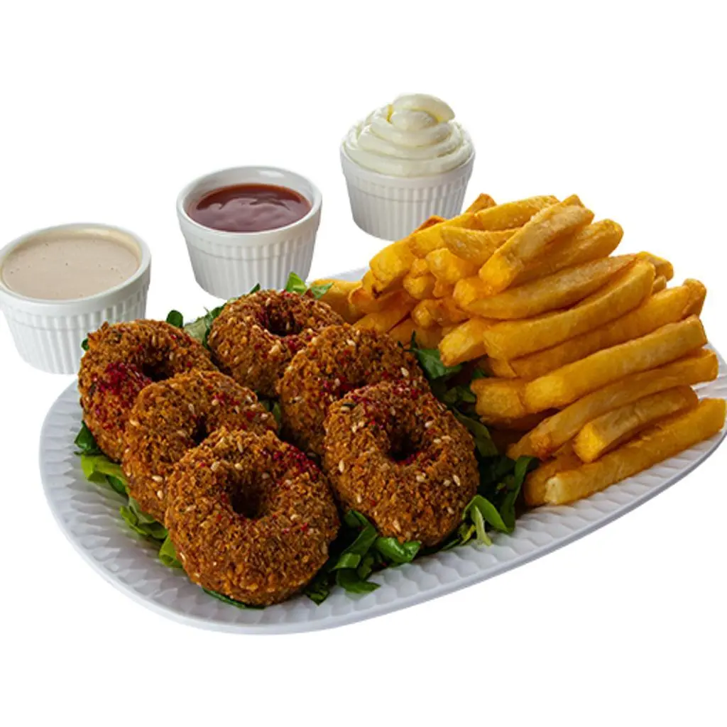 Falafel Plate with Potatoes